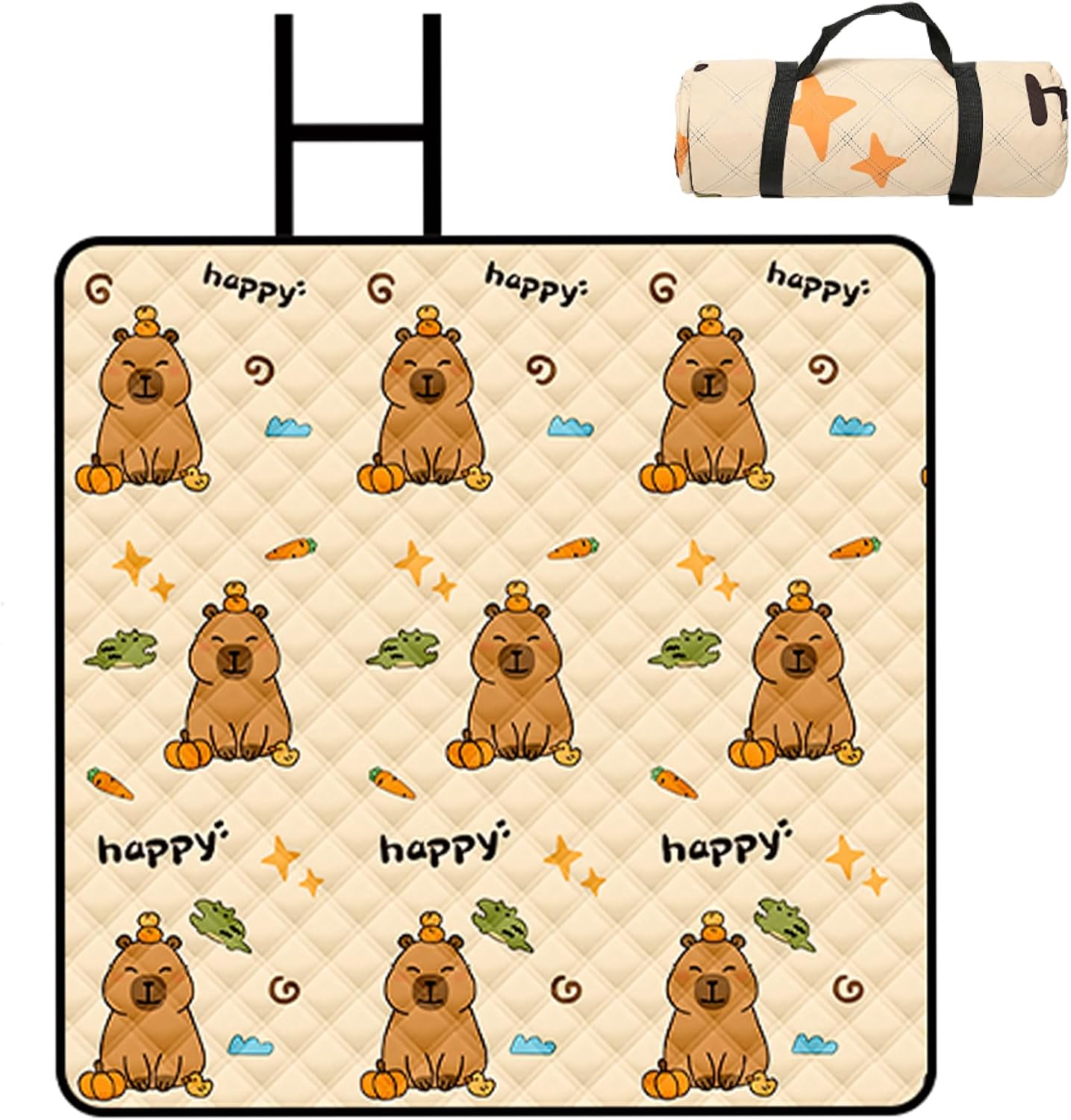 Portable Picnic Blanket with Tight-knit Fabric