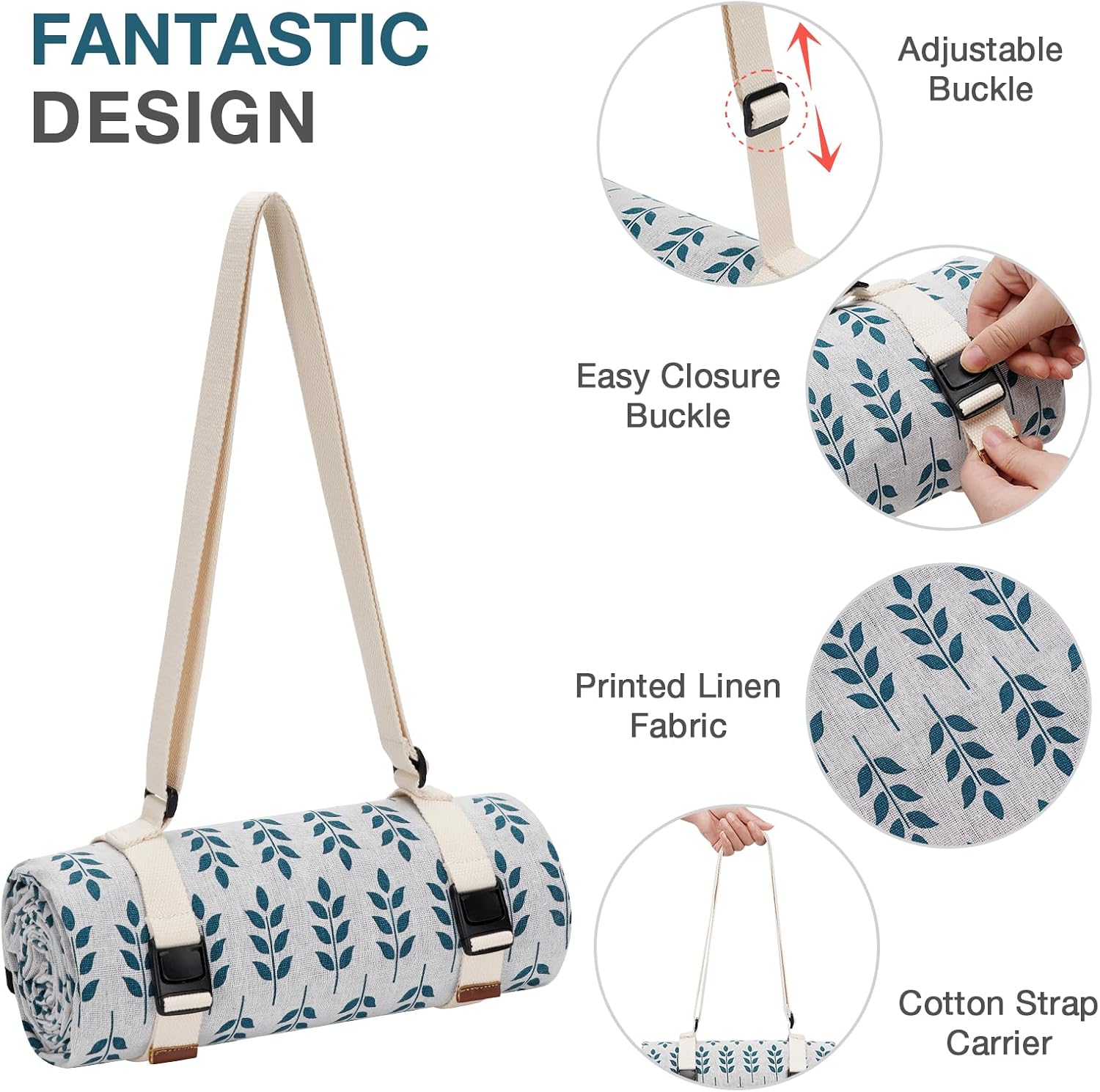 Polyester picnic blanket - Image 2