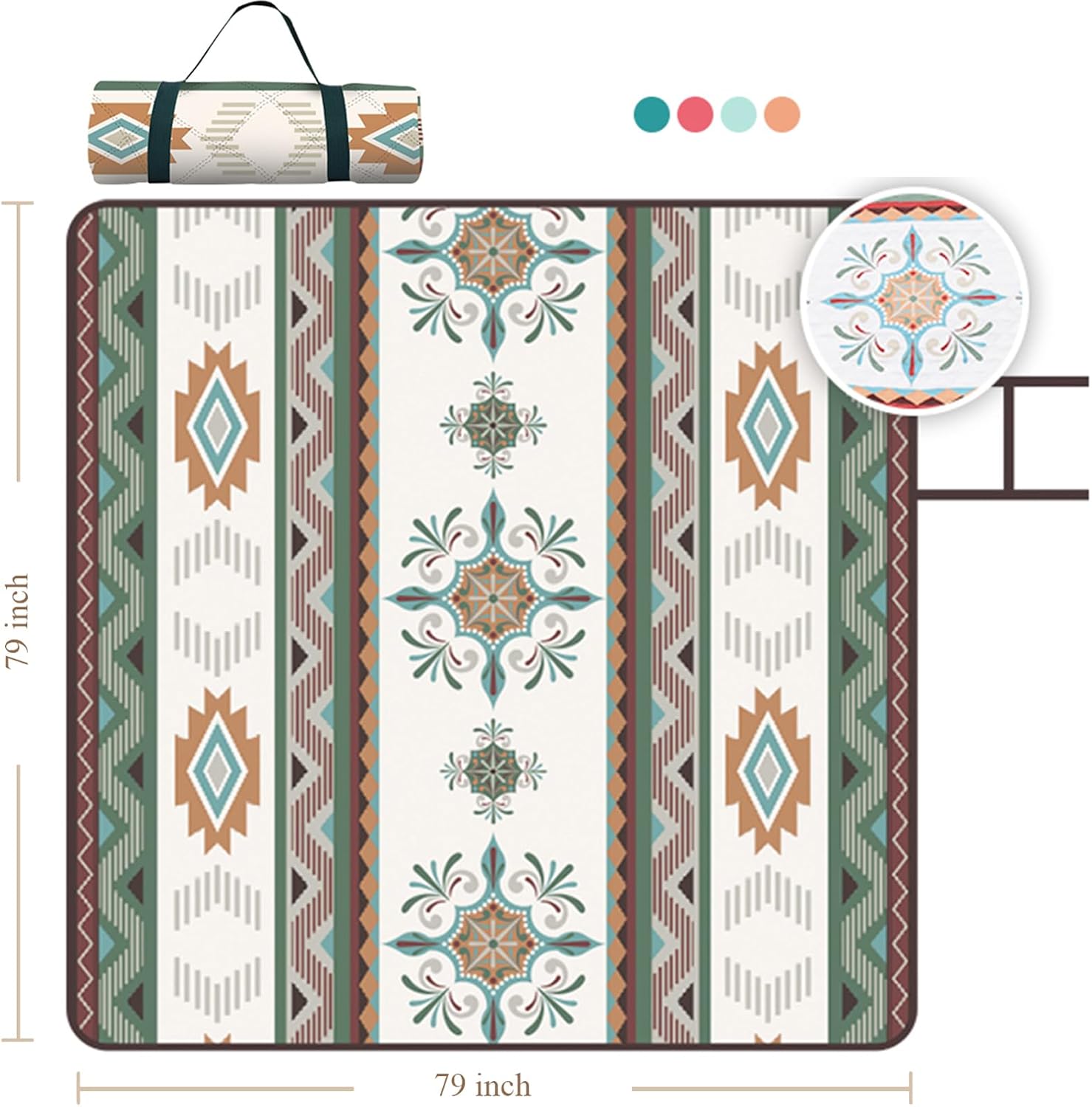 Printed Outdoor Picnic Blanket