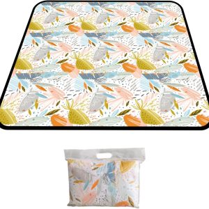 Portable Picnic Blanket with Tight-knit Fabric