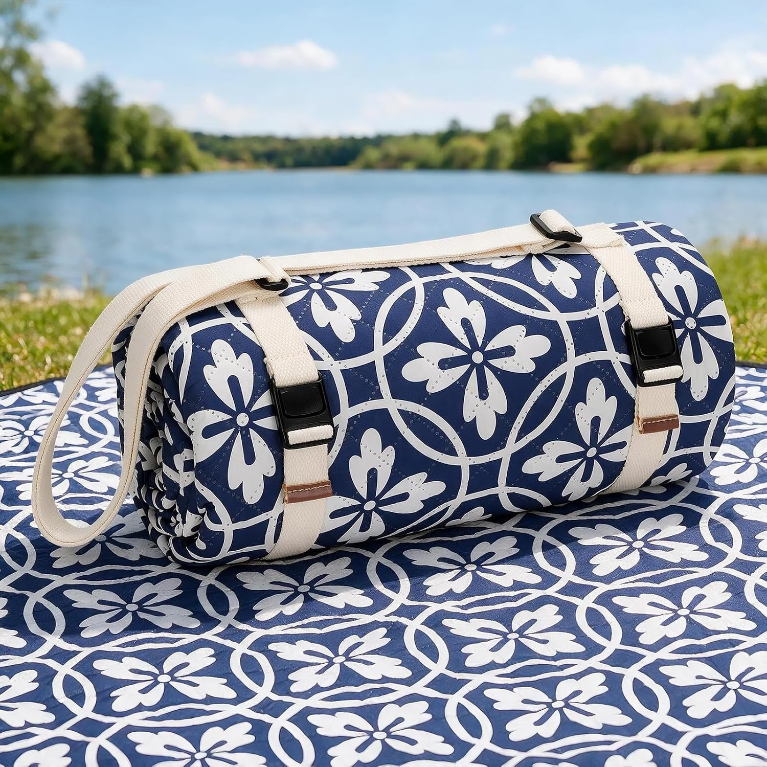 Short-pile outdoor blanket