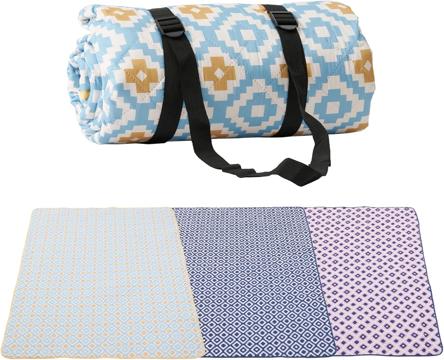 Fine-textured beach/picnic mat