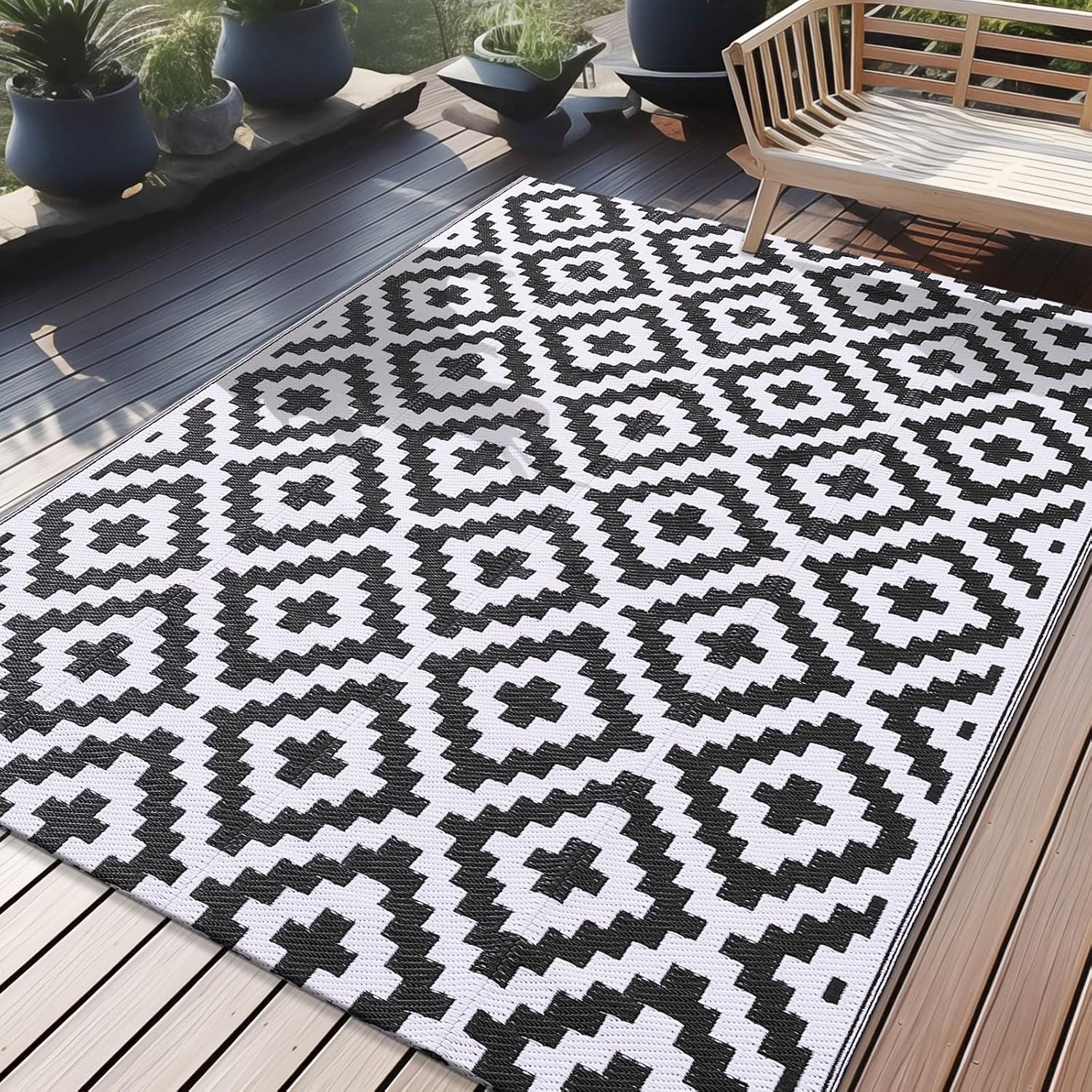 Beach/Picnic Mat with Tight-knit Fabric