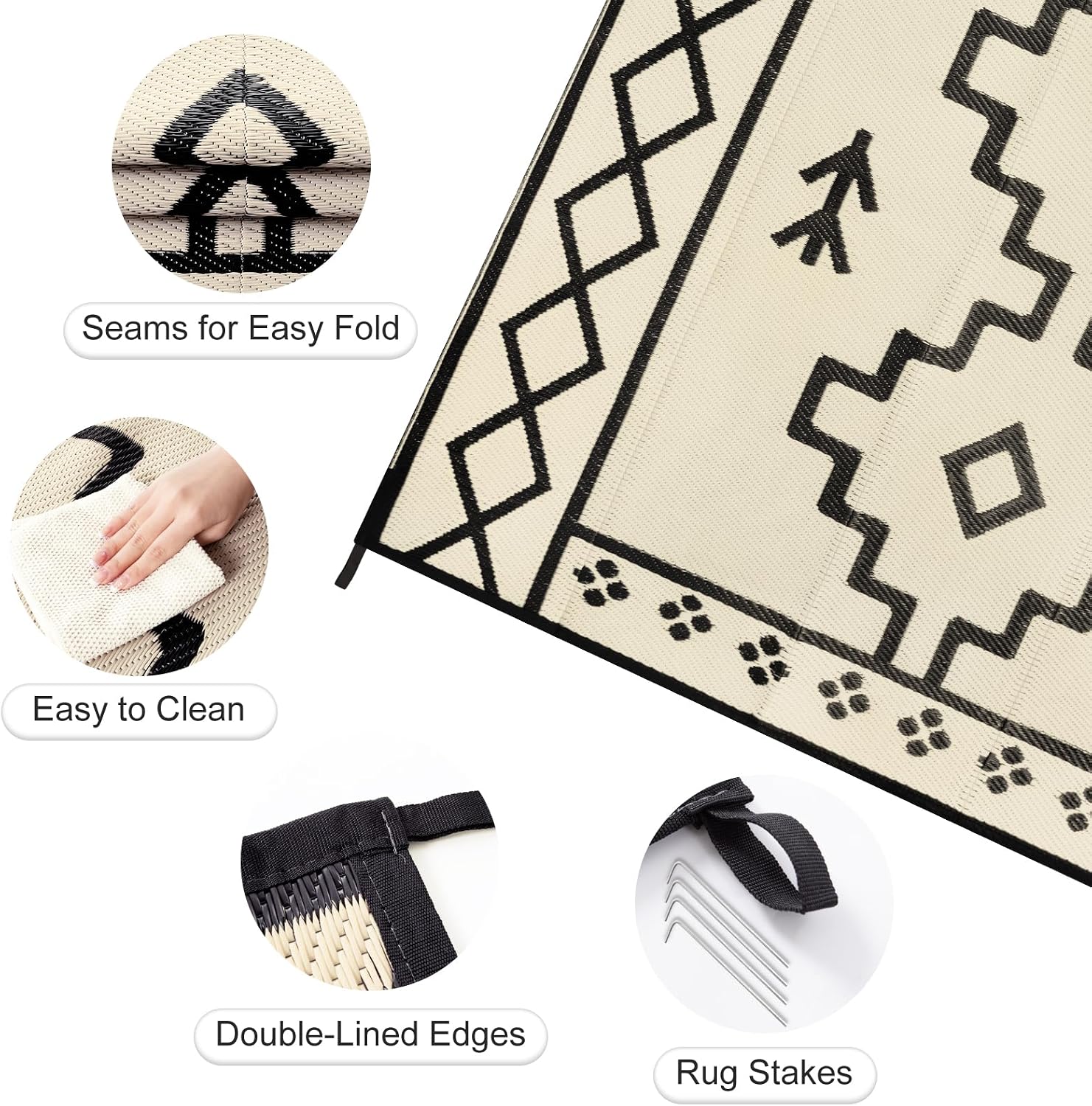 Quilted, Thickened Picnic Mat - Image 2